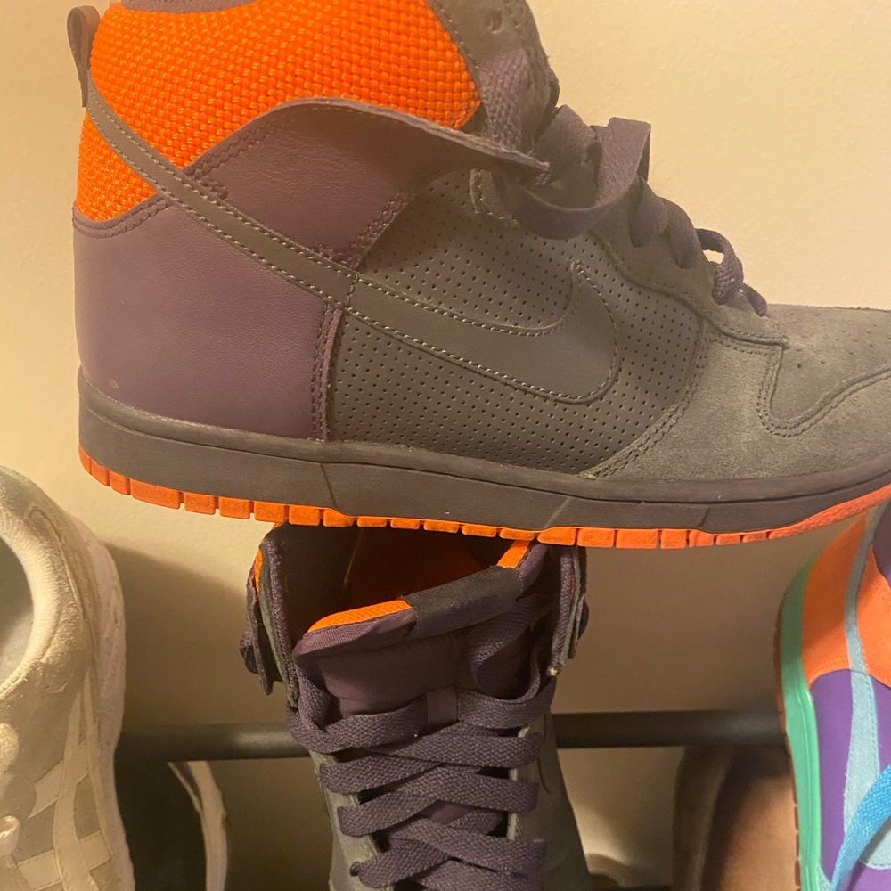 Nike Dunk Hi – Anthracite/Abyss/Orange